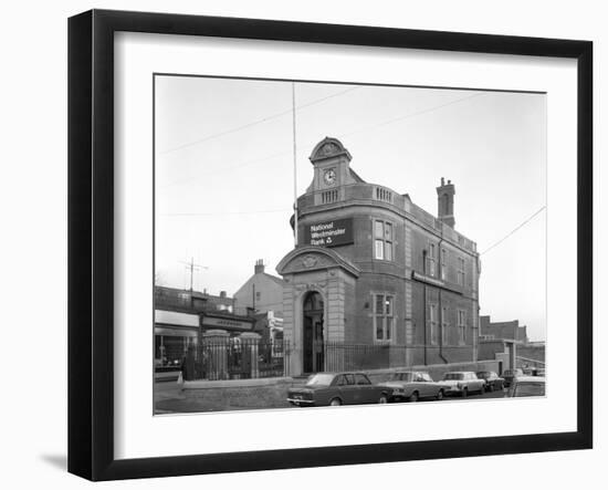 The Natwest Bank, Mexborough, South Yorkshire, 1971-Michael Walters-Framed Photographic Print