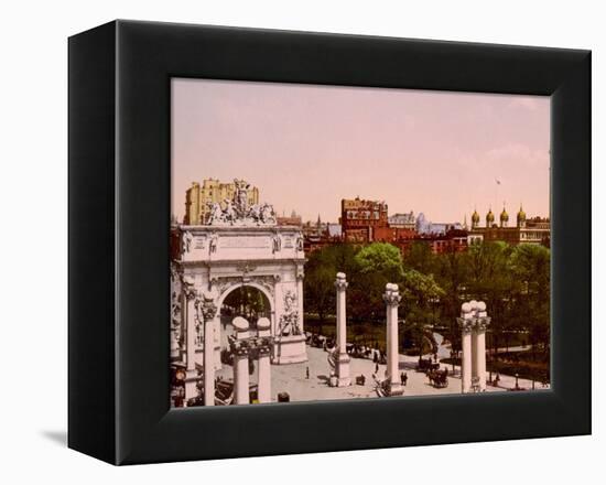 The Naval Arch at Madison Square, New York City-null-Framed Stretched Canvas