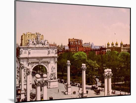 The Naval Arch at Madison Square, New York City-null-Mounted Photo