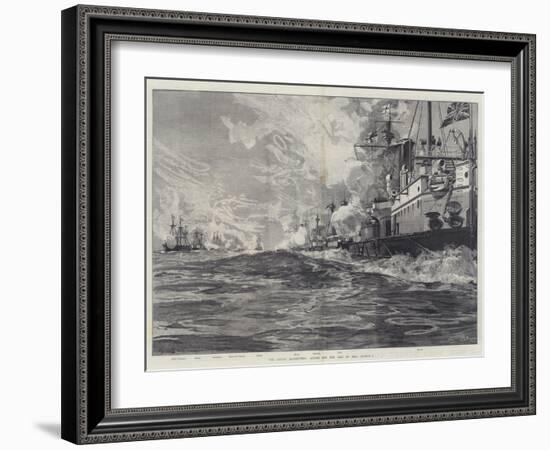 The Naval Manoeuvres, Action Off the Isle of Man, 3 August-William Heysham Overend-Framed Giclee Print