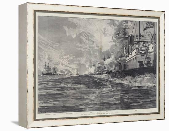 The Naval Manoeuvres, Action Off the Isle of Man, 3 August-William Heysham Overend-Framed Premier Image Canvas