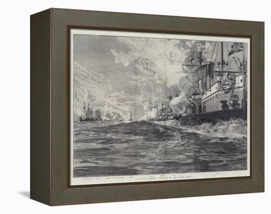 The Naval Manoeuvres, Action Off the Isle of Man, 3 August-William Heysham Overend-Framed Premier Image Canvas