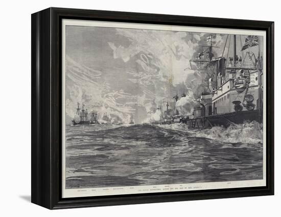 The Naval Manoeuvres, Action Off the Isle of Man, 3 August-William Heysham Overend-Framed Premier Image Canvas