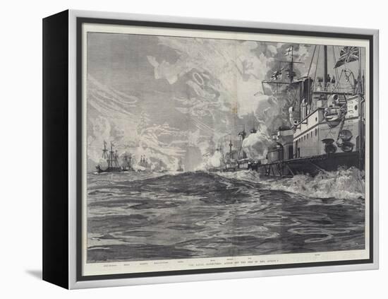 The Naval Manoeuvres, Action Off the Isle of Man, 3 August-William Heysham Overend-Framed Premier Image Canvas