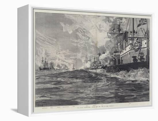 The Naval Manoeuvres, Action Off the Isle of Man, 3 August-William Heysham Overend-Framed Premier Image Canvas