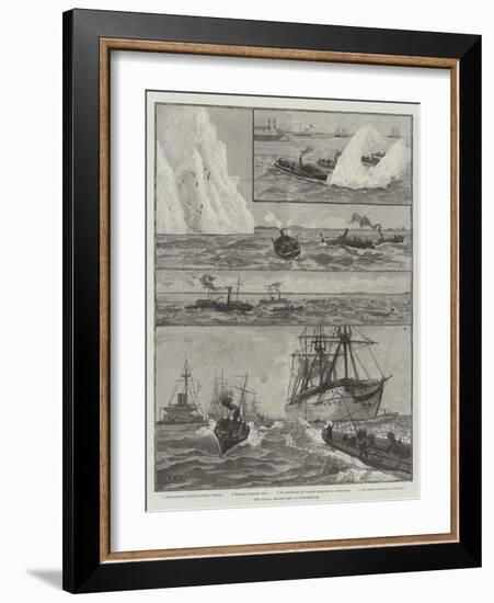 The Naval Manoeuvres at Portsmouth-null-Framed Giclee Print