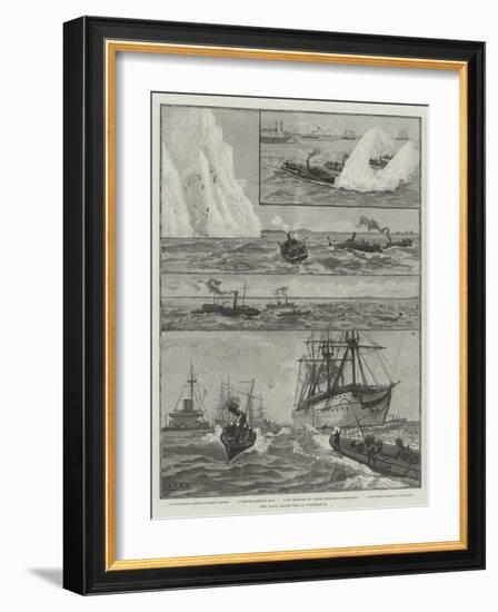 The Naval Manoeuvres at Portsmouth-null-Framed Giclee Print