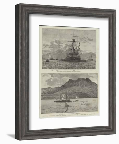 The Naval Manoeuvres in Bantry Bay-null-Framed Giclee Print