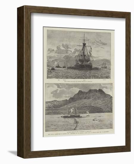 The Naval Manoeuvres in Bantry Bay--Framed Giclee Print