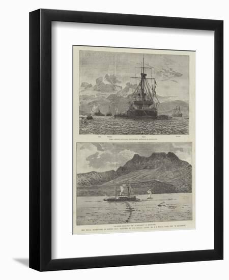 The Naval Manoeuvres in Bantry Bay-null-Framed Giclee Print