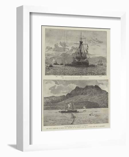 The Naval Manoeuvres in Bantry Bay-null-Framed Giclee Print