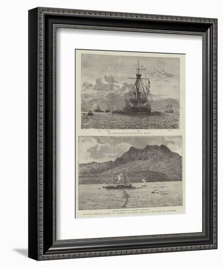 The Naval Manoeuvres in Bantry Bay-null-Framed Giclee Print