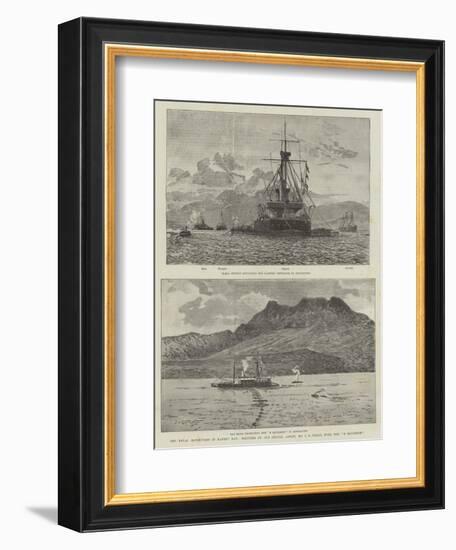 The Naval Manoeuvres in Bantry Bay-null-Framed Giclee Print