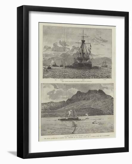 The Naval Manoeuvres in Bantry Bay-null-Framed Giclee Print