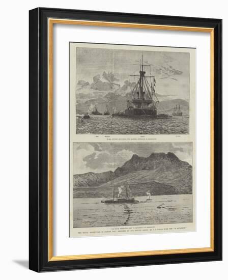 The Naval Manoeuvres in Bantry Bay-null-Framed Giclee Print