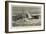 The Naval Manoeuvres, Torpedo Boats in a Gale-Joseph Nash-Framed Giclee Print