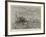 The Naval Manoeuvres, Torpedo-Catchers Off the Wicklow Coast-null-Framed Giclee Print