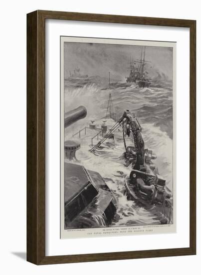 The Naval Manoeuvres, with the Reserve Fleet-William Lionel Wyllie-Framed Giclee Print