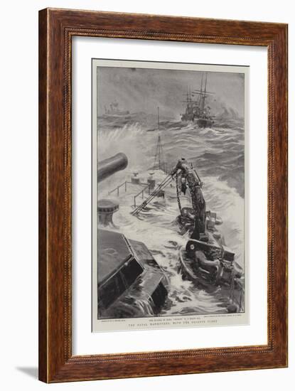 The Naval Manoeuvres, with the Reserve Fleet-William Lionel Wyllie-Framed Giclee Print