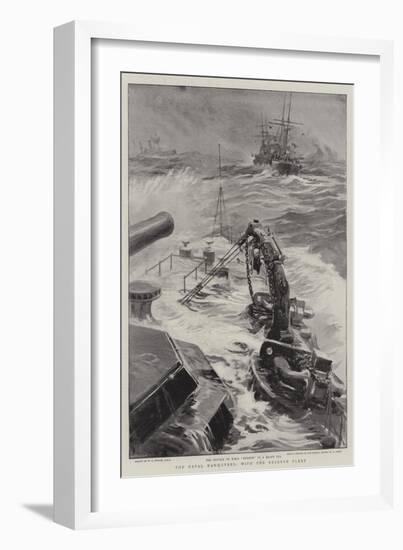 The Naval Manoeuvres, with the Reserve Fleet-William Lionel Wyllie-Framed Giclee Print