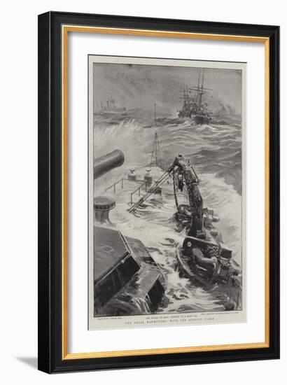 The Naval Manoeuvres, with the Reserve Fleet-William Lionel Wyllie-Framed Giclee Print