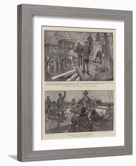 The Naval Manoeuvres-Frank Craig-Framed Giclee Print