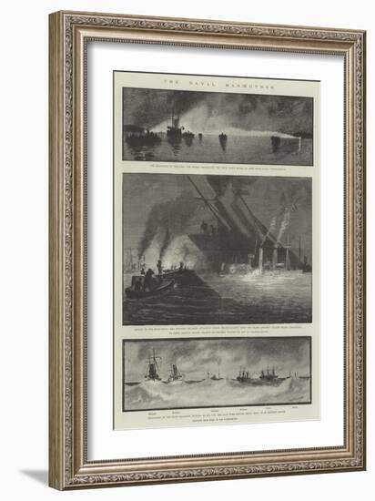 The Naval Manoeuvres-Fred T. Jane-Framed Giclee Print