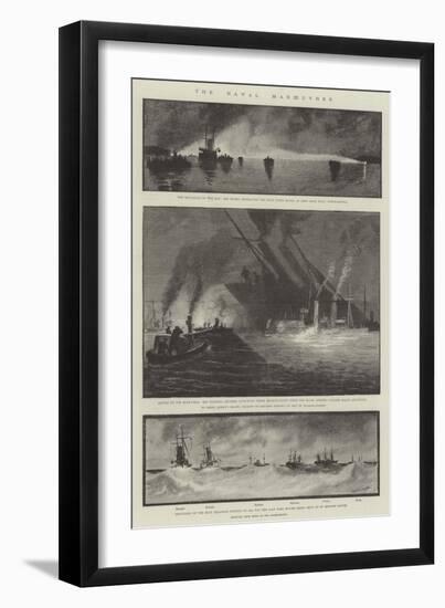 The Naval Manoeuvres-Fred T. Jane-Framed Giclee Print