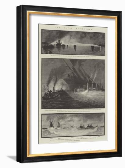 The Naval Manoeuvres-Fred T. Jane-Framed Giclee Print