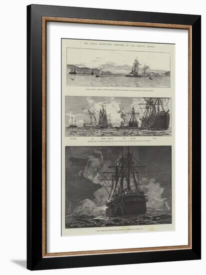 The Naval Manoeuvres-null-Framed Giclee Print