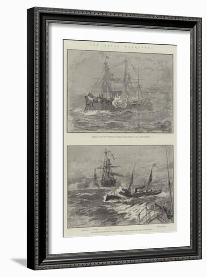 The Naval Manoeuvres-William Heysham Overend-Framed Giclee Print
