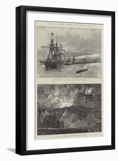 The Naval Manoeuvres-William Heysham Overend-Framed Giclee Print