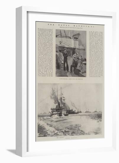 The Naval Manoeuvres-Henry Charles Seppings Wright-Framed Giclee Print