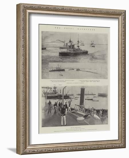 The Naval Manoeuvres-Henry Charles Seppings Wright-Framed Giclee Print