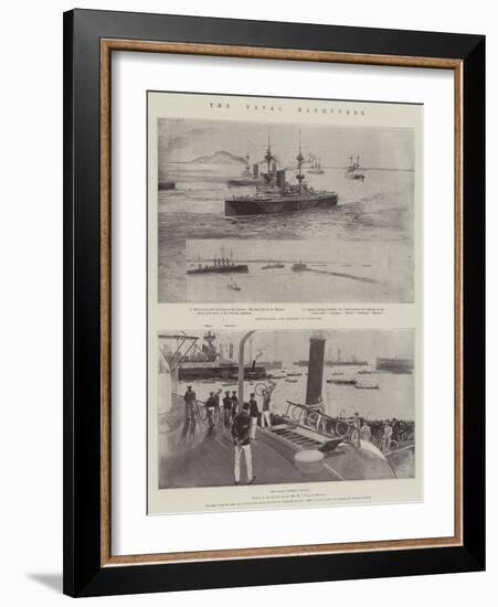 The Naval Manoeuvres-Henry Charles Seppings Wright-Framed Giclee Print