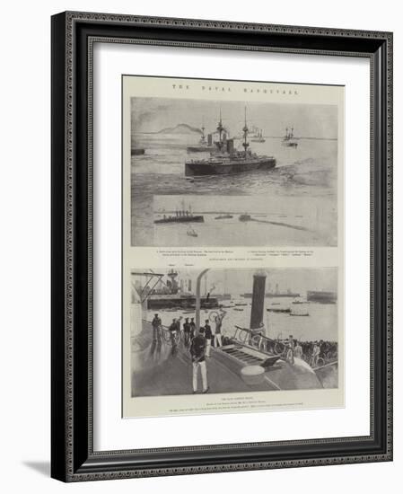 The Naval Manoeuvres-Henry Charles Seppings Wright-Framed Giclee Print