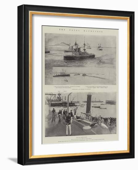 The Naval Manoeuvres-Henry Charles Seppings Wright-Framed Giclee Print