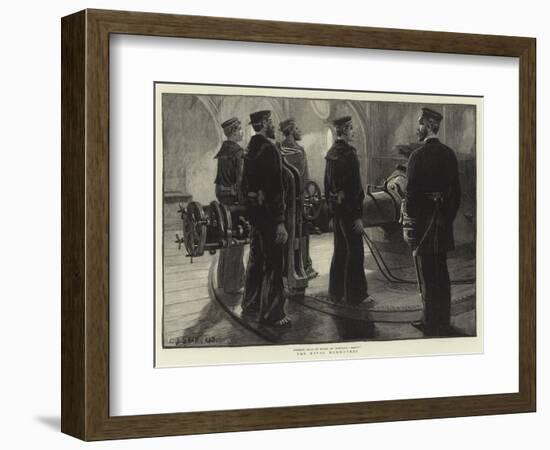 The Naval Manoeuvres-null-Framed Giclee Print