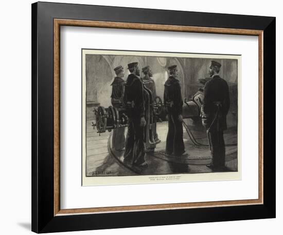 The Naval Manoeuvres-null-Framed Giclee Print