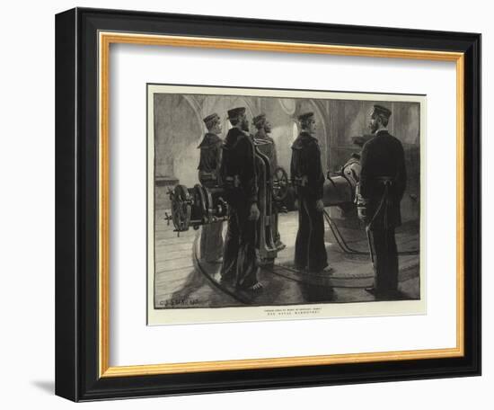 The Naval Manoeuvres-null-Framed Giclee Print