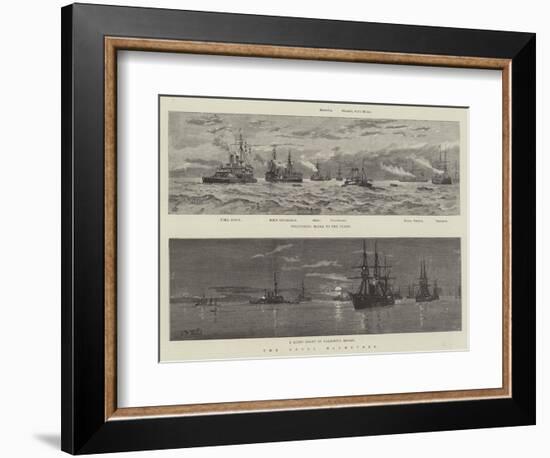 The Naval Manoeuvres-null-Framed Giclee Print