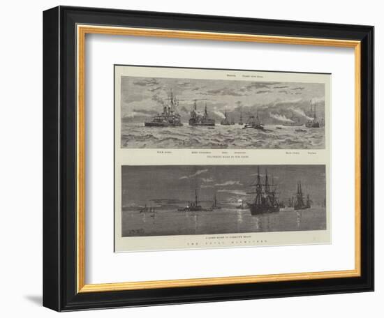 The Naval Manoeuvres-null-Framed Giclee Print