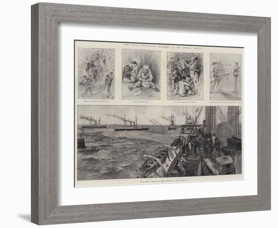 The Naval Manoeuvres-null-Framed Giclee Print