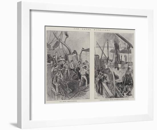 The Naval Manoeuvres-null-Framed Giclee Print