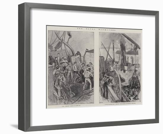 The Naval Manoeuvres-null-Framed Giclee Print