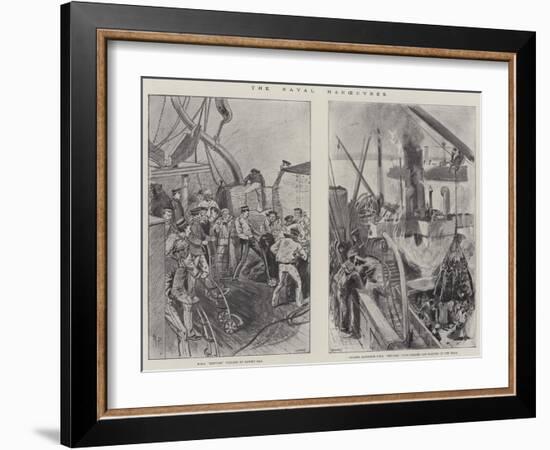 The Naval Manoeuvres-null-Framed Giclee Print