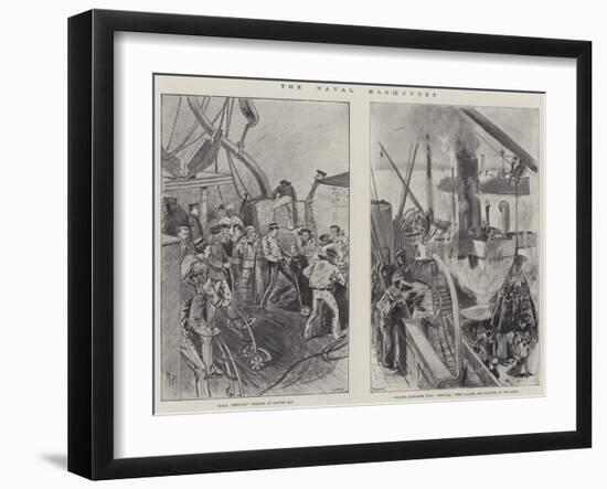 The Naval Manoeuvres-null-Framed Giclee Print