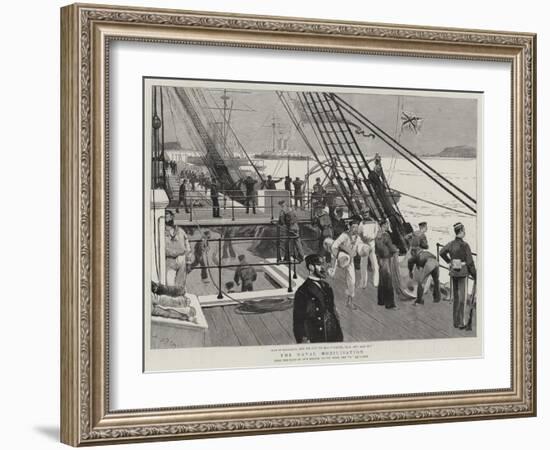 The Naval Mobilisation-Joseph Nash-Framed Giclee Print