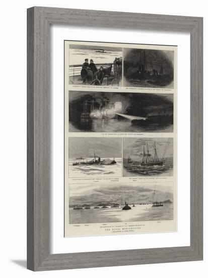 The Naval Mobilisation-null-Framed Giclee Print