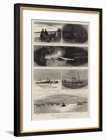 The Naval Mobilisation-null-Framed Giclee Print